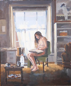 Terry Shelbourne (1930-2020) - Contemporary Oil, Seated Nude Figure