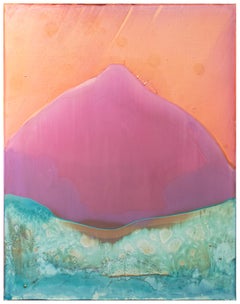 "9.4.21 – 10.15.21" Colorful Contemporary Reimagined Sublime Landscape Painting