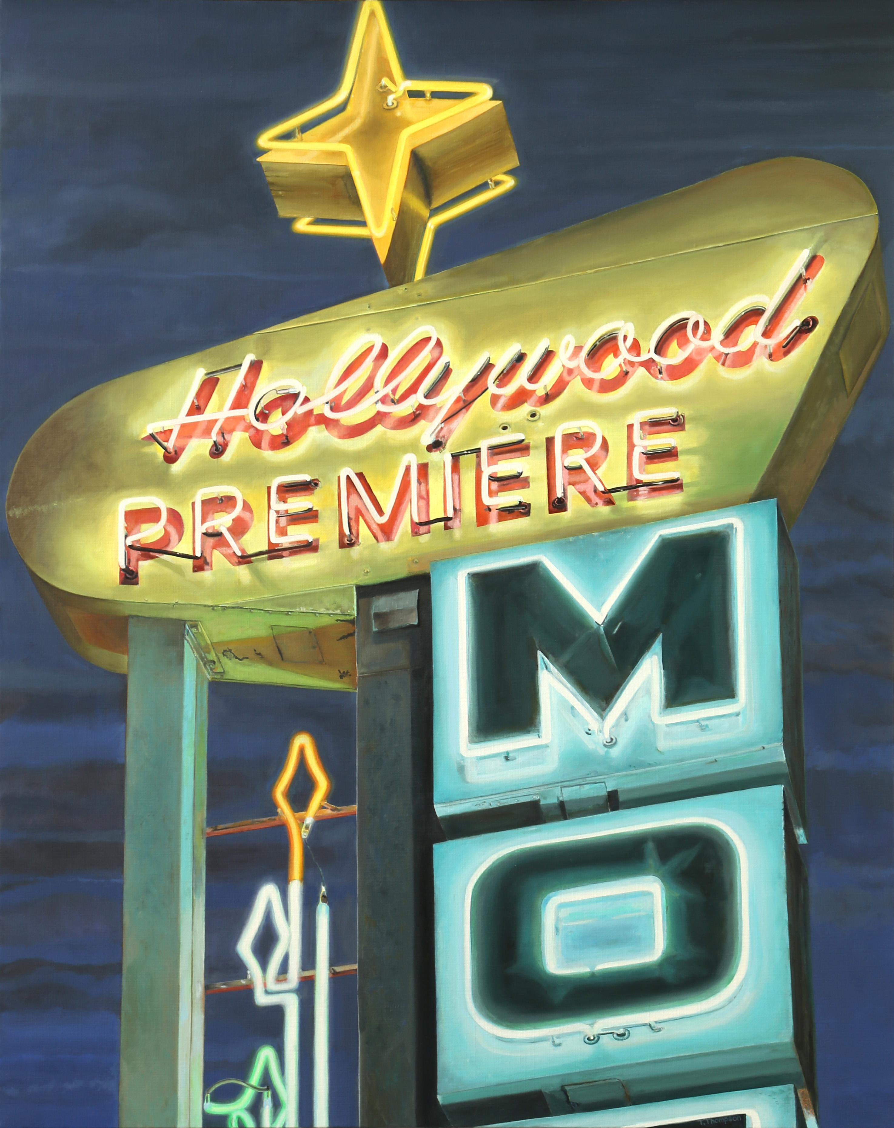 Hollywood Premiere - Painting by Terry Thompson