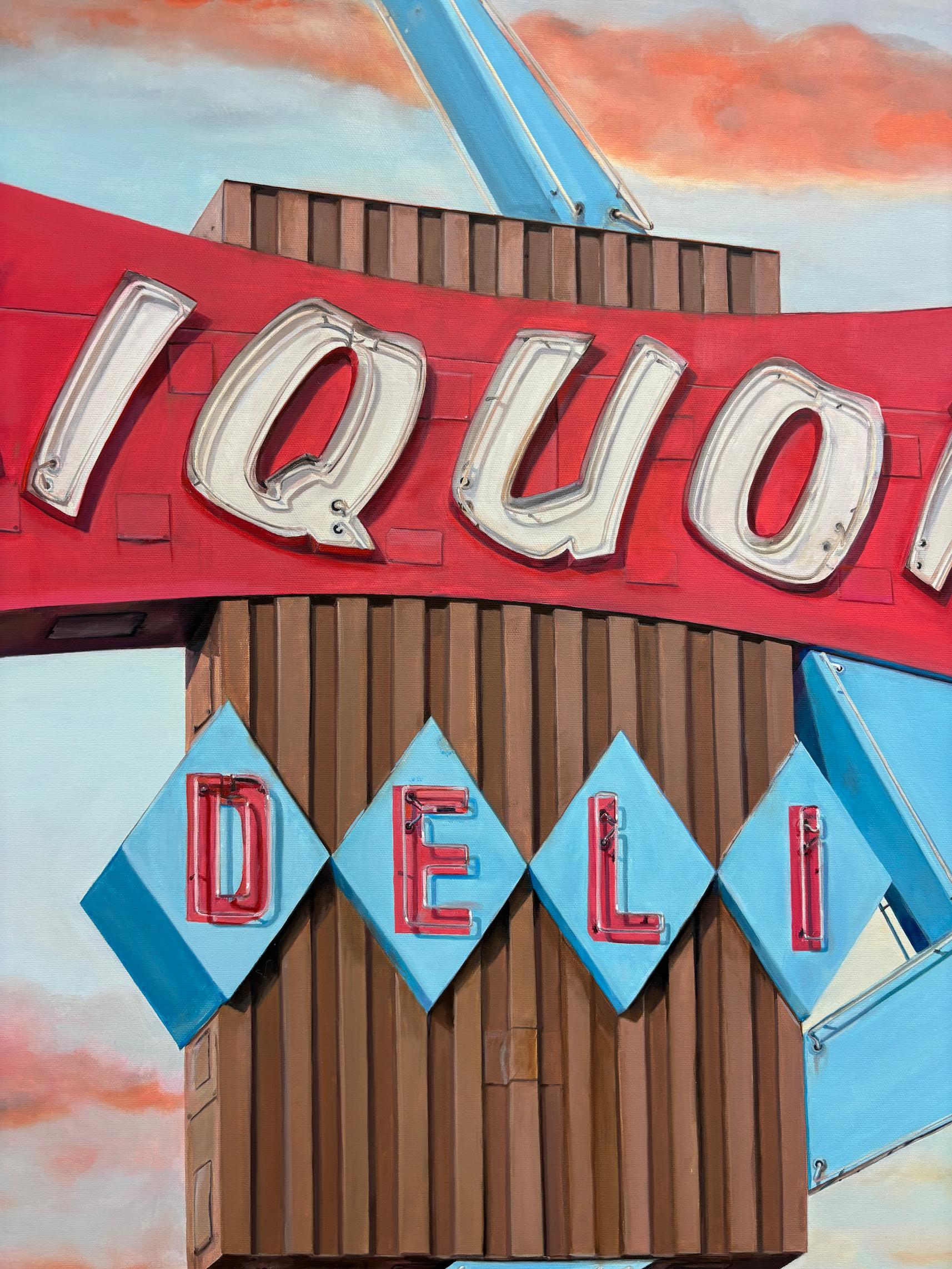 or nearly twenty years, Thompson has focused primarily on painting old neon signs that have somehow avoided the wrecking ball - the signs that have lived and beat the odds.  These sculptural signs exist as historically and emotionally charged