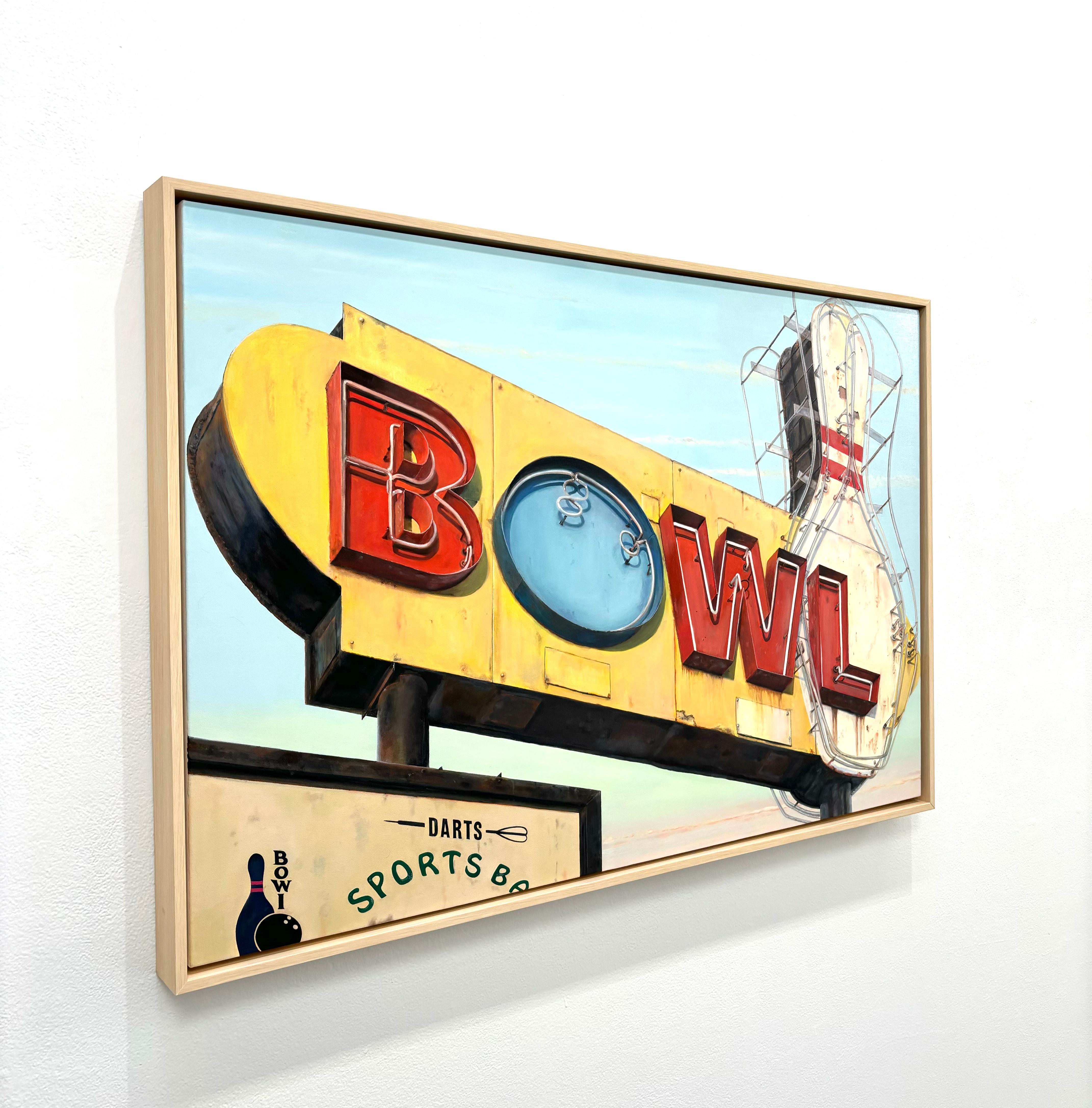 Sacto Bowl - Photorealist Painting by Terry Thompson