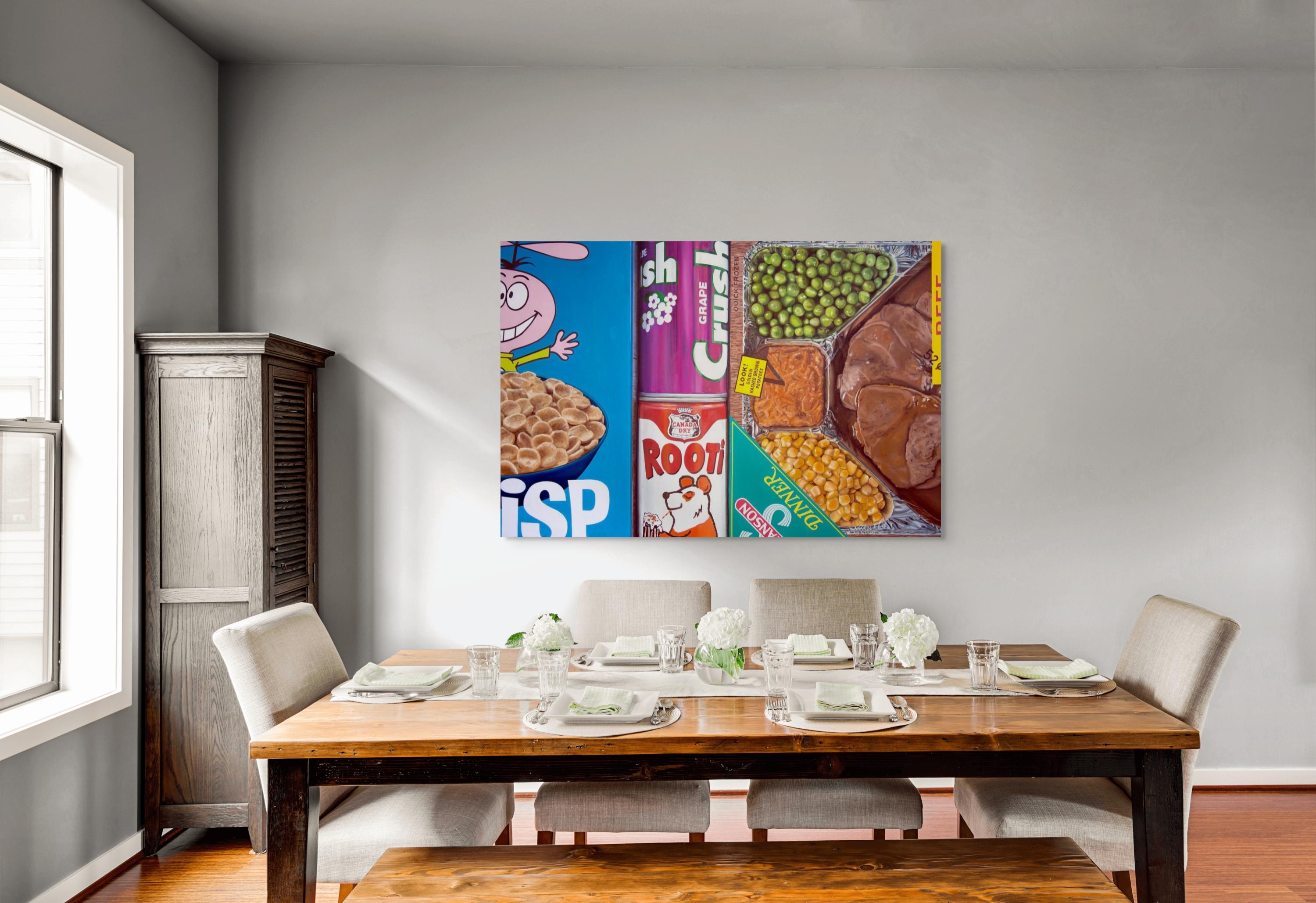Swanson enamorado de Rooti - Painting de Terry Thompson