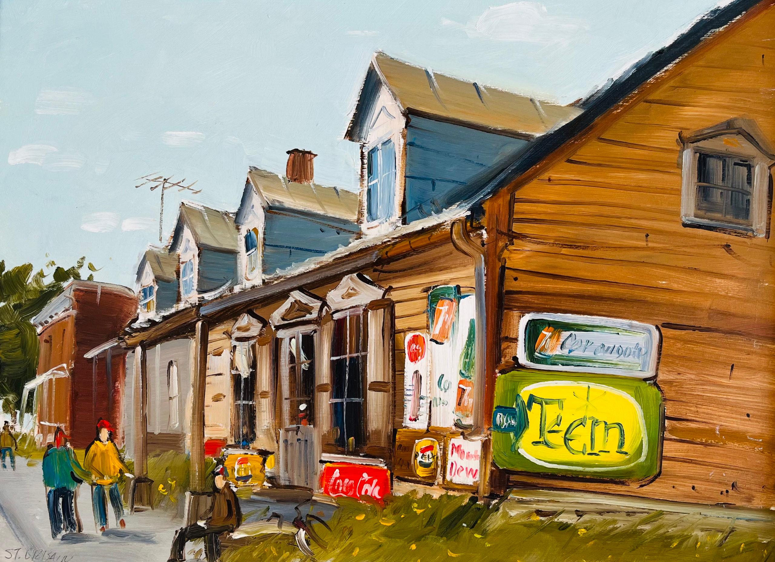  Terry Tomalty Landscape Painting - St Urbain, Montreal