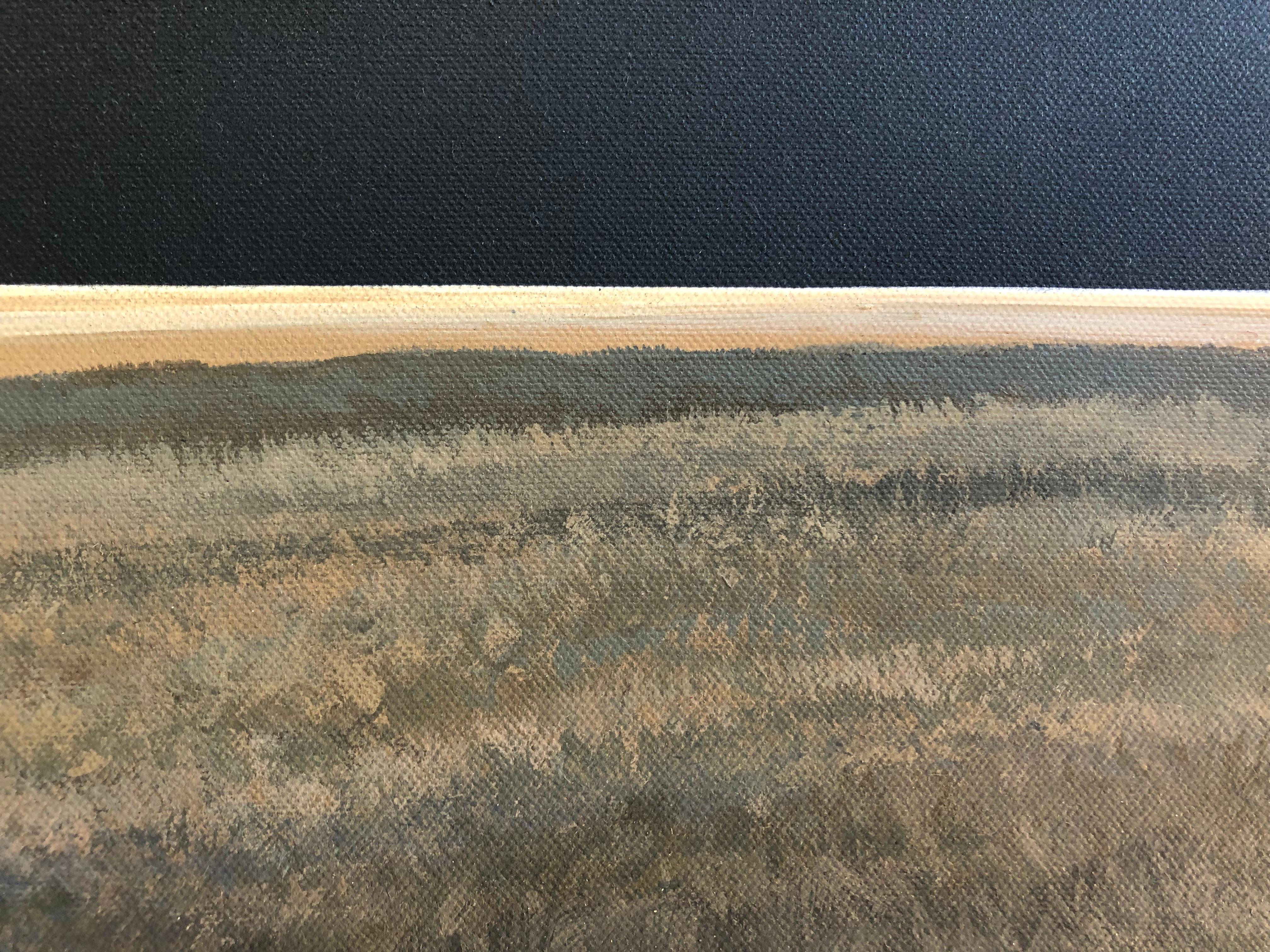 Avant l'averse - peinture de paysage contemporaine - Contemporain Painting par Terry Watts