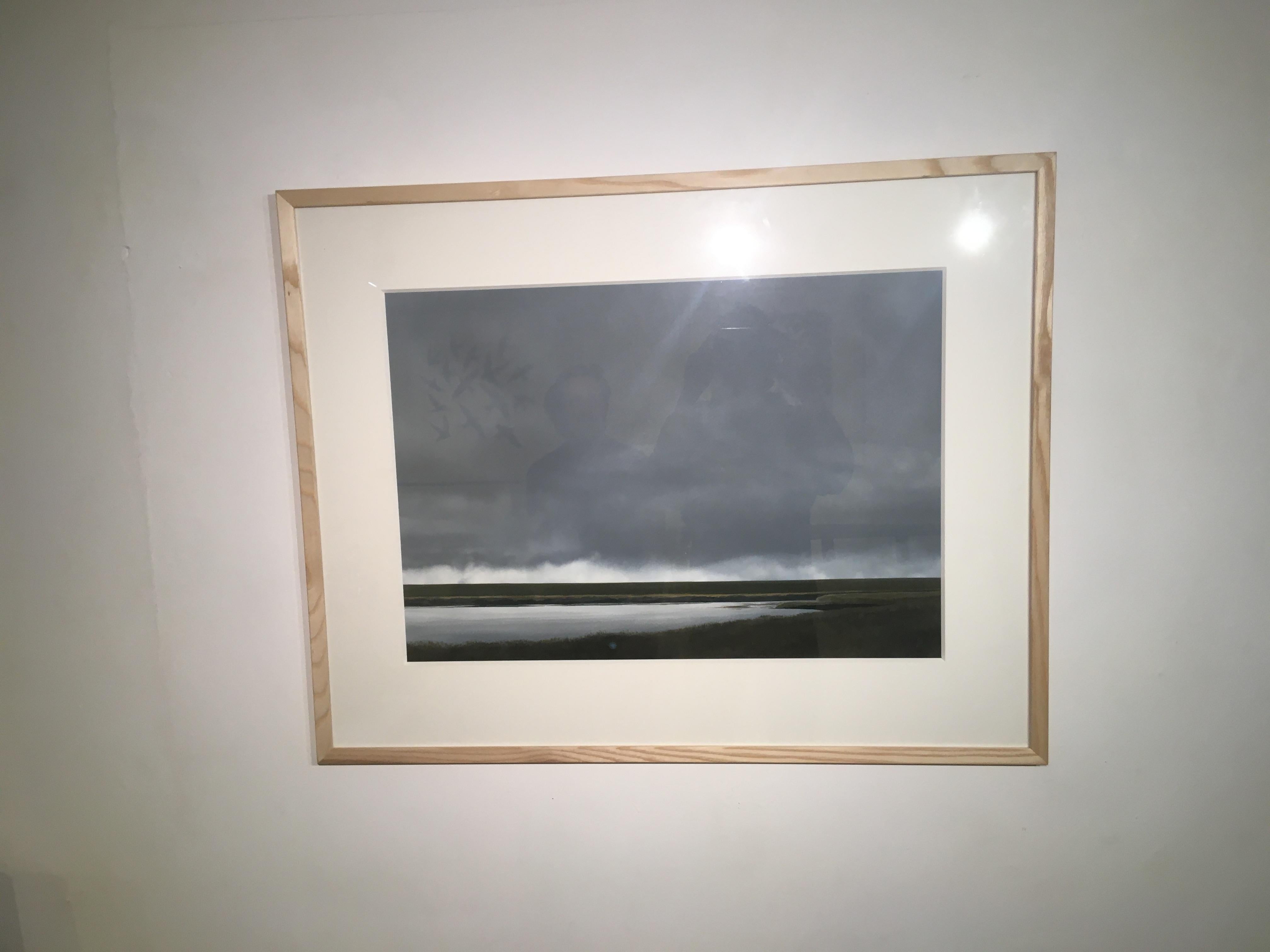 Muro di mare Medway - Painting di Terry Watts
