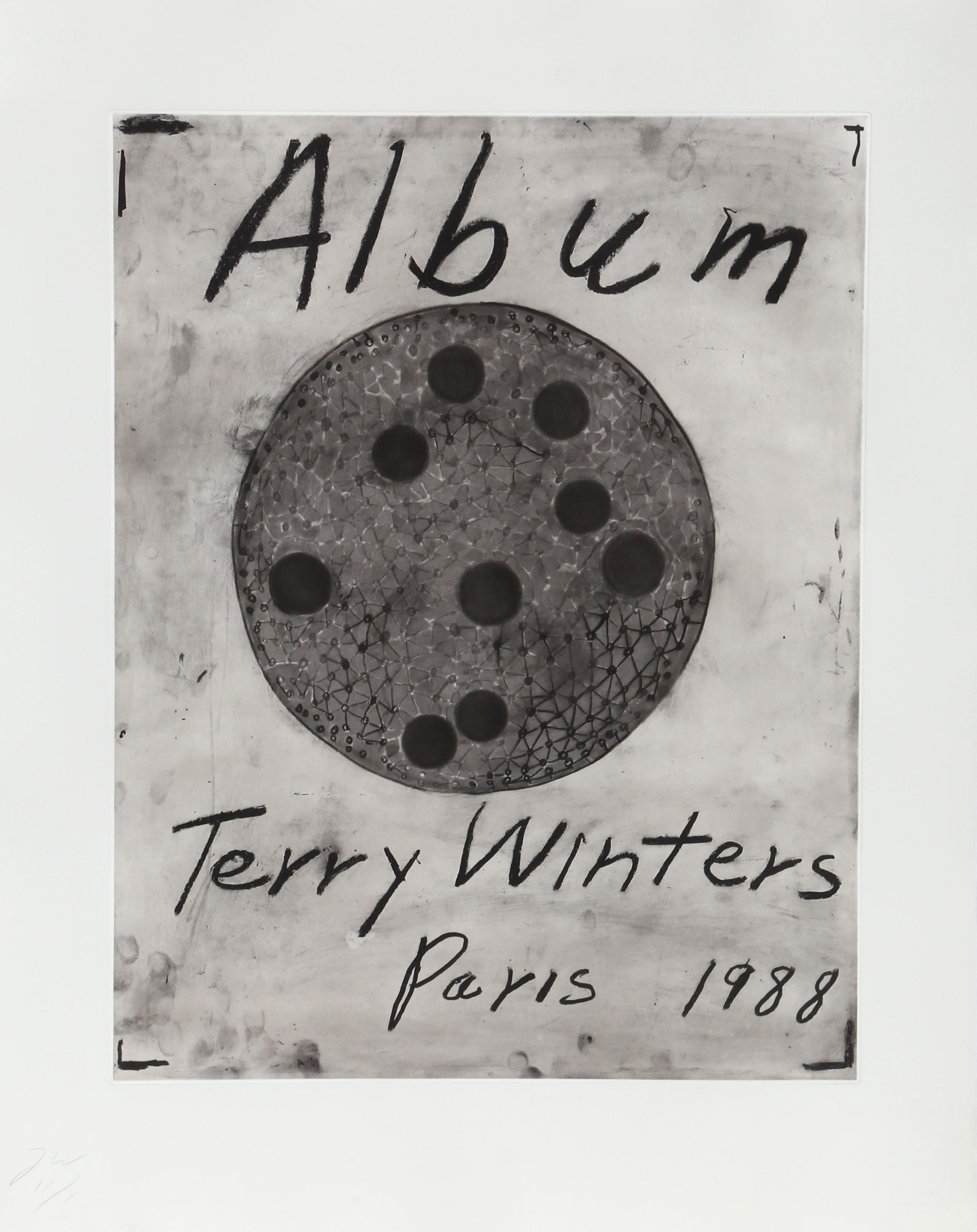 Cover and Colophon, Signed Etchings from Album by Terry Winters