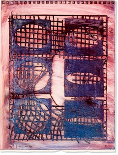 Terry Winters - Monoprint/8, firmado a mano, enmarcado (Matthew Marks) obra abstracta