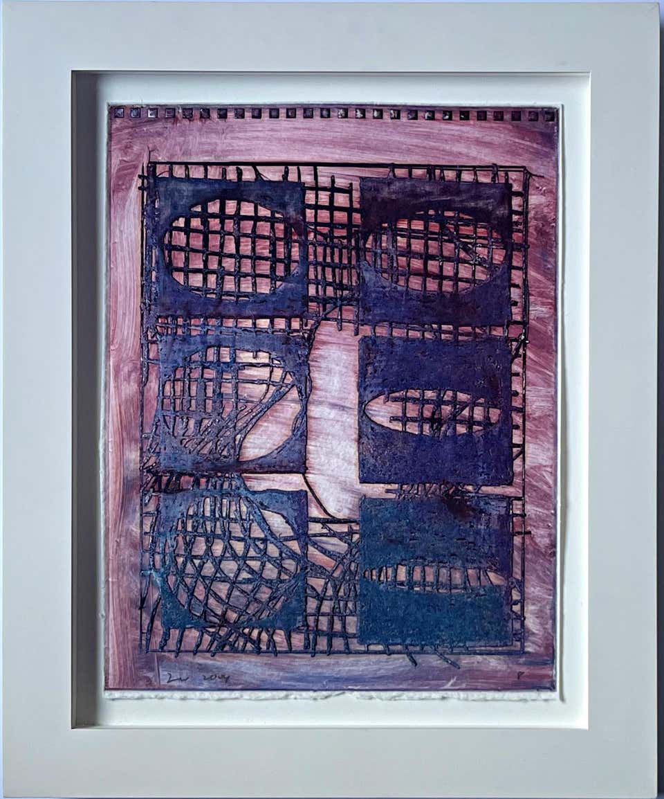Terry Winters - Monoprint/8, hand signed, framed (Matthew Marks) abstract work