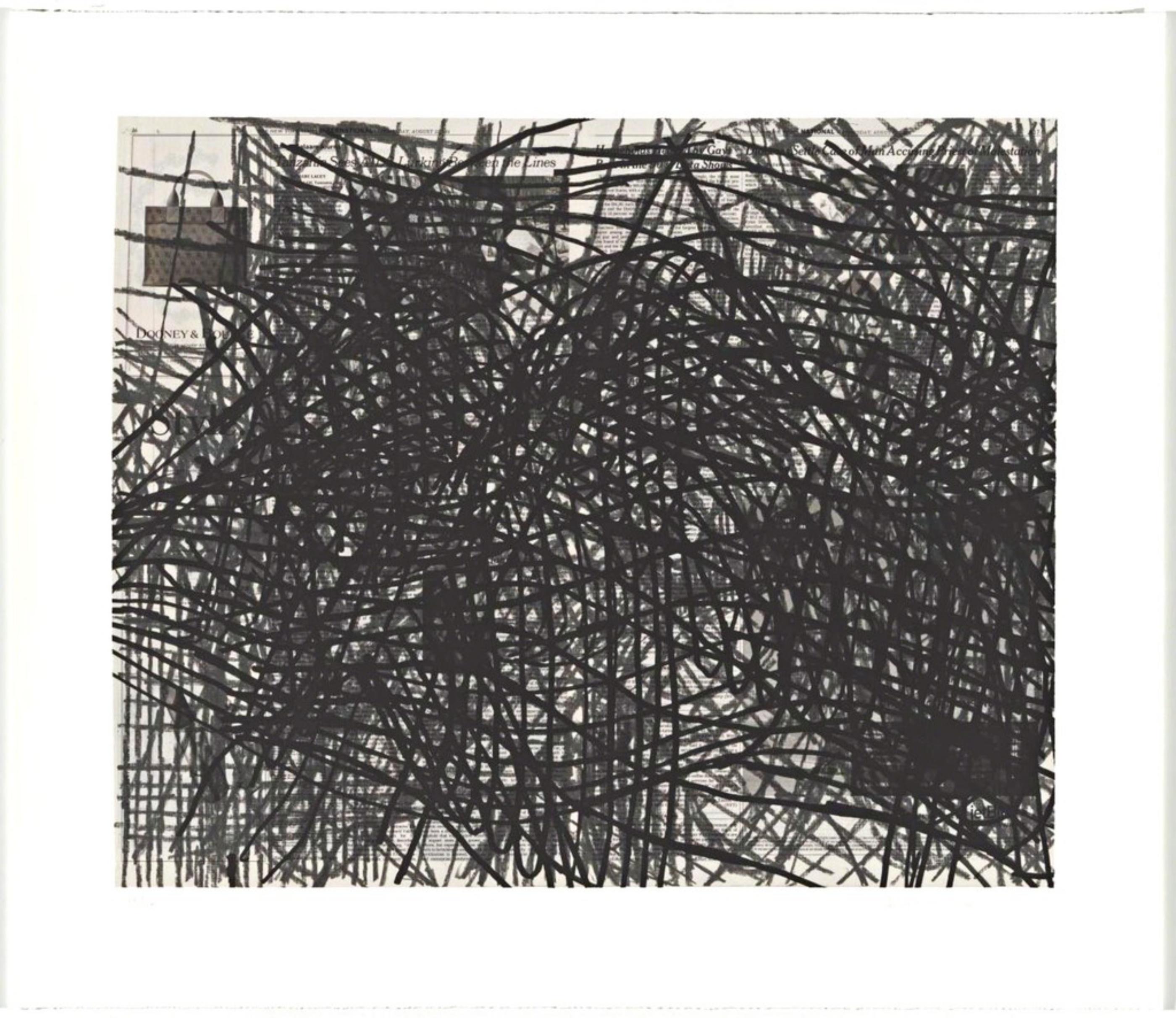 Terry Winters
Lines of Communication (from Doctors of the World portfolio), 2001
Abstract expressionist digital pigment print on fine art paper with deckled edges
28 × 33 inches
Pencil signed, dated and numbered 36/100 on the front
Printer: