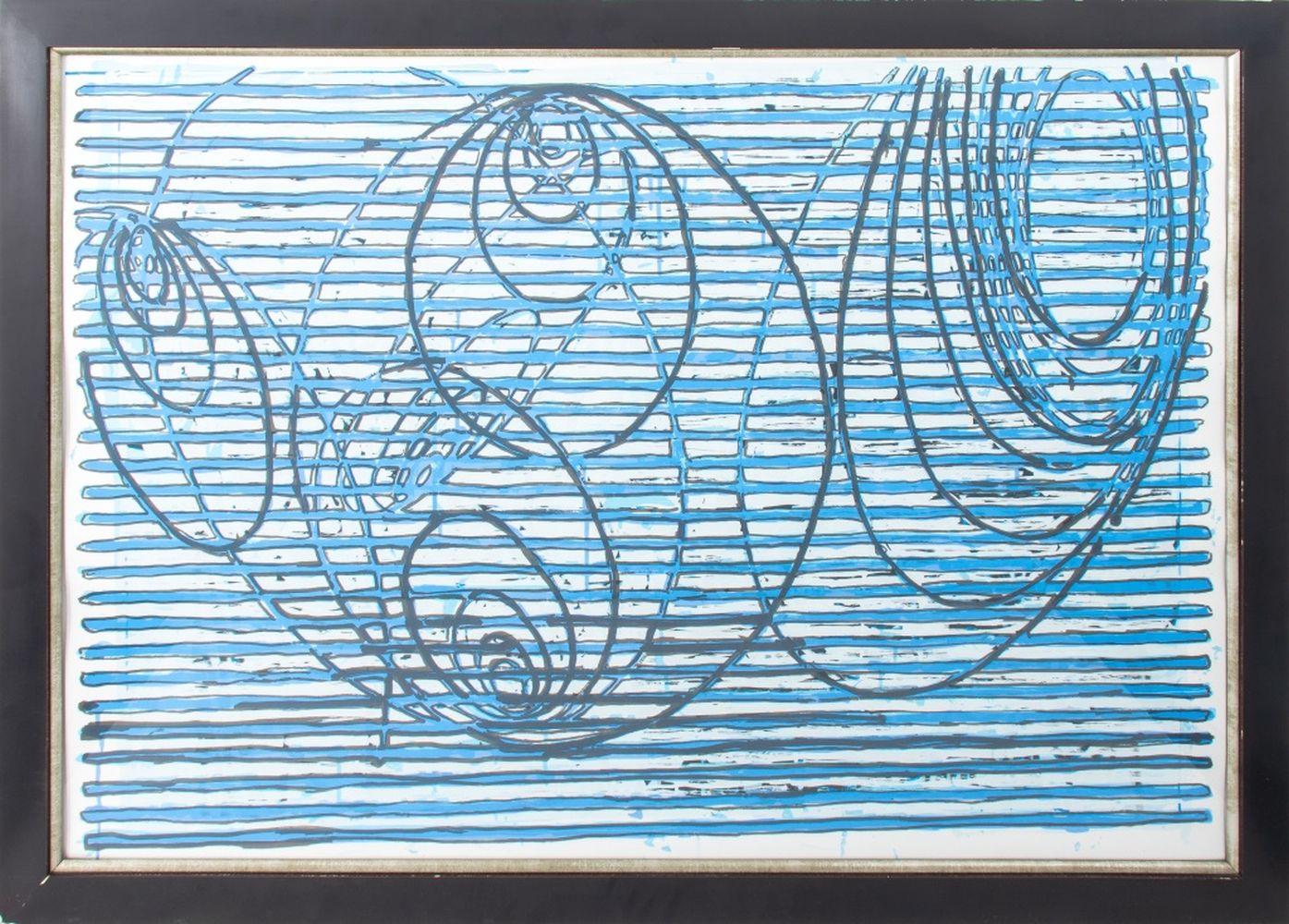 Terry Winters Abstract Print - "Untitled Lincoln Center"