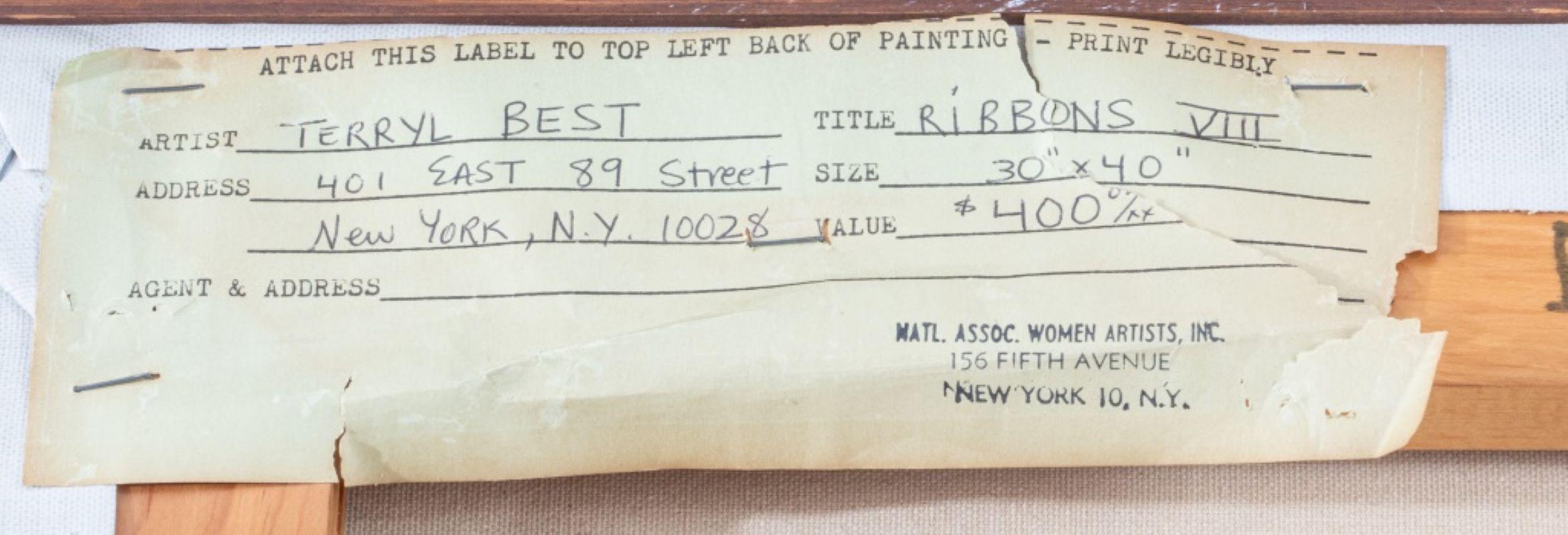 Terryl Best „Ribbons VIII“, Öl auf Leinwand, Best im Angebot 4