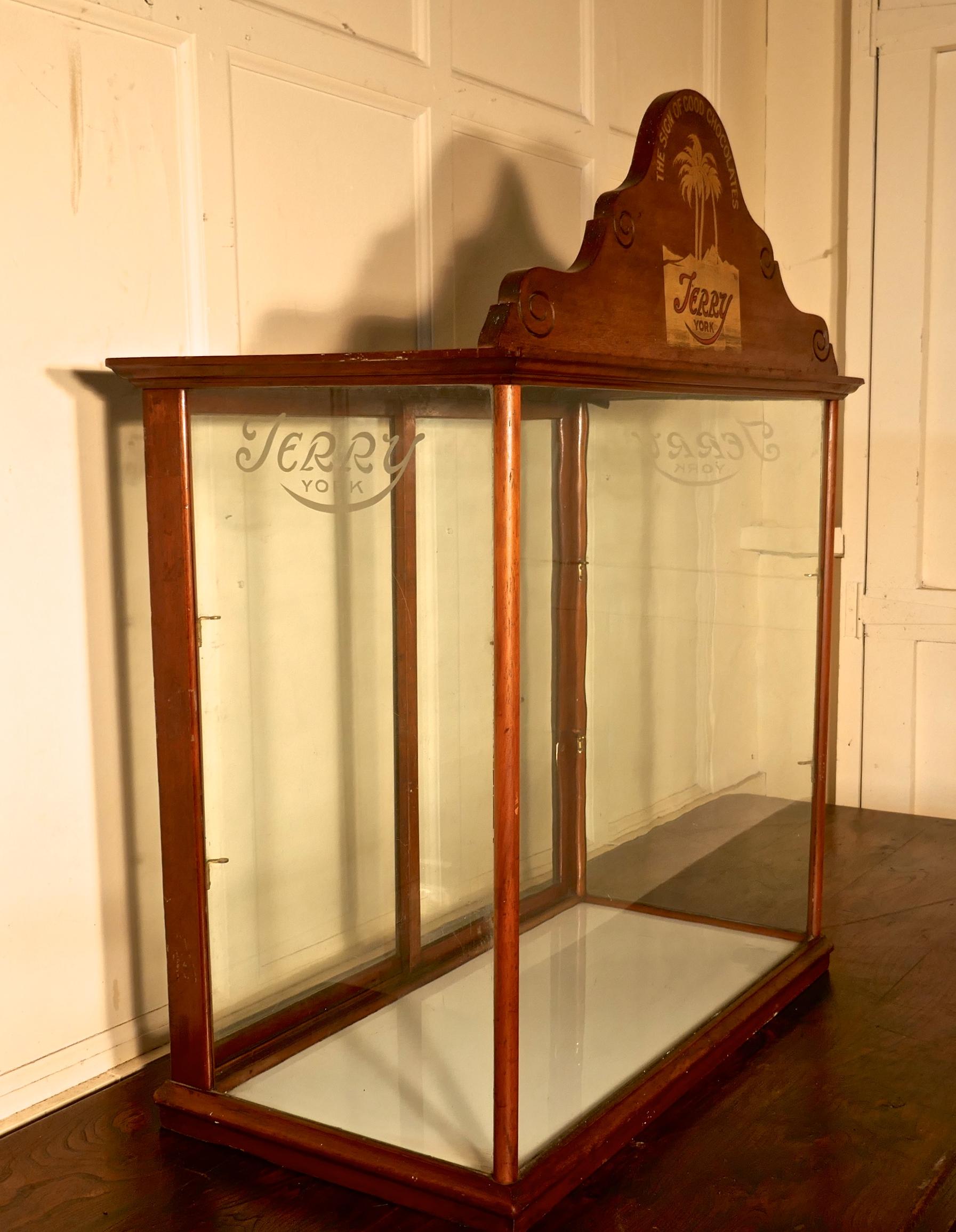 Early 20th Century Terry’s of York Chocolate Confectionary Display Cabinet     For Sale