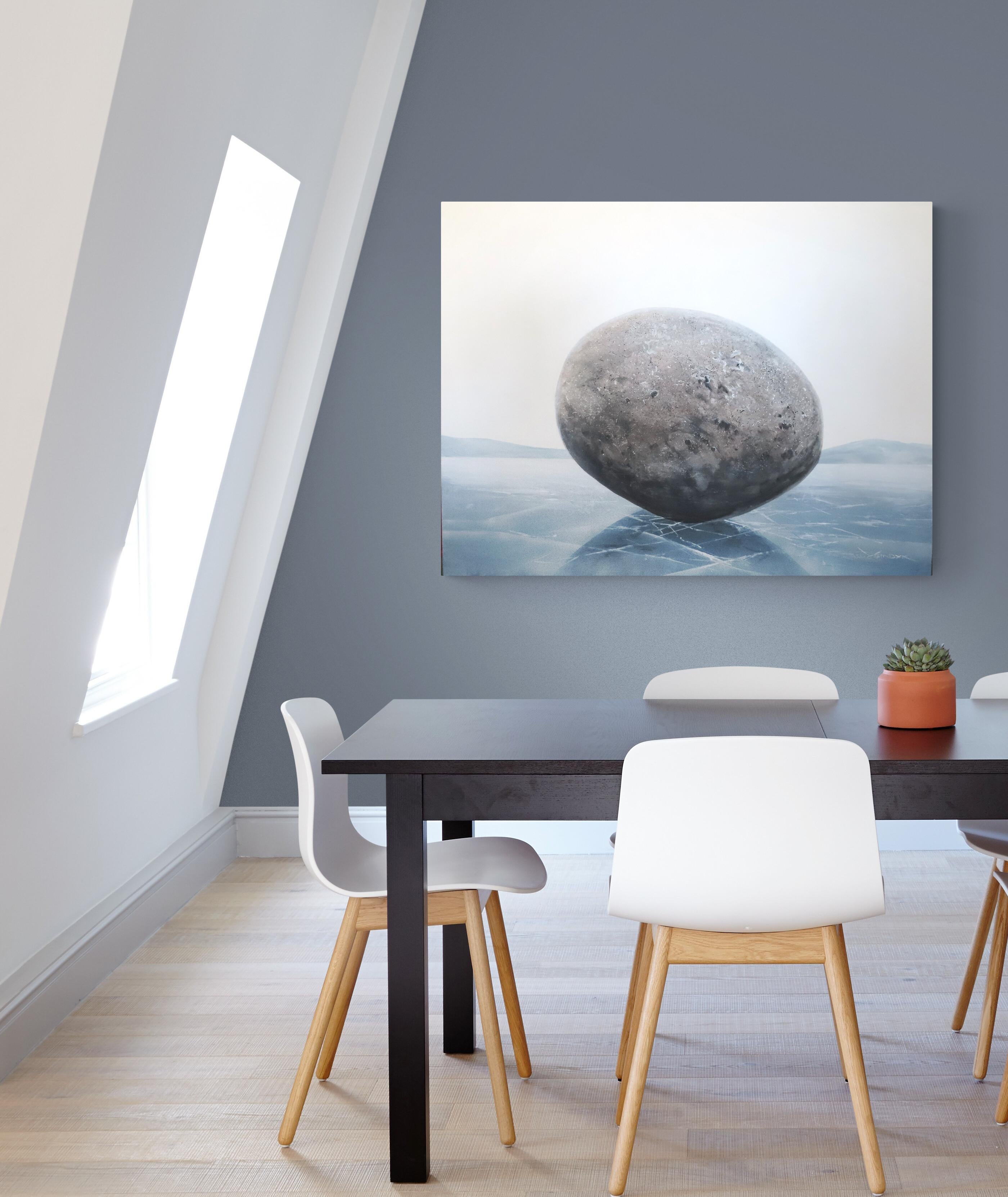 Acrylique sur toile - Paysage surréaliste 