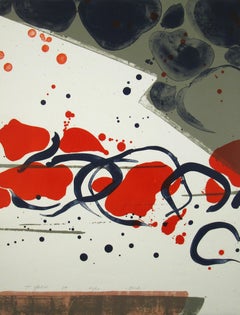 Teruko Yokoi ( Japan, 1924 - 2020 ) Johann S. Bach - 1979 - Colored Lithograph