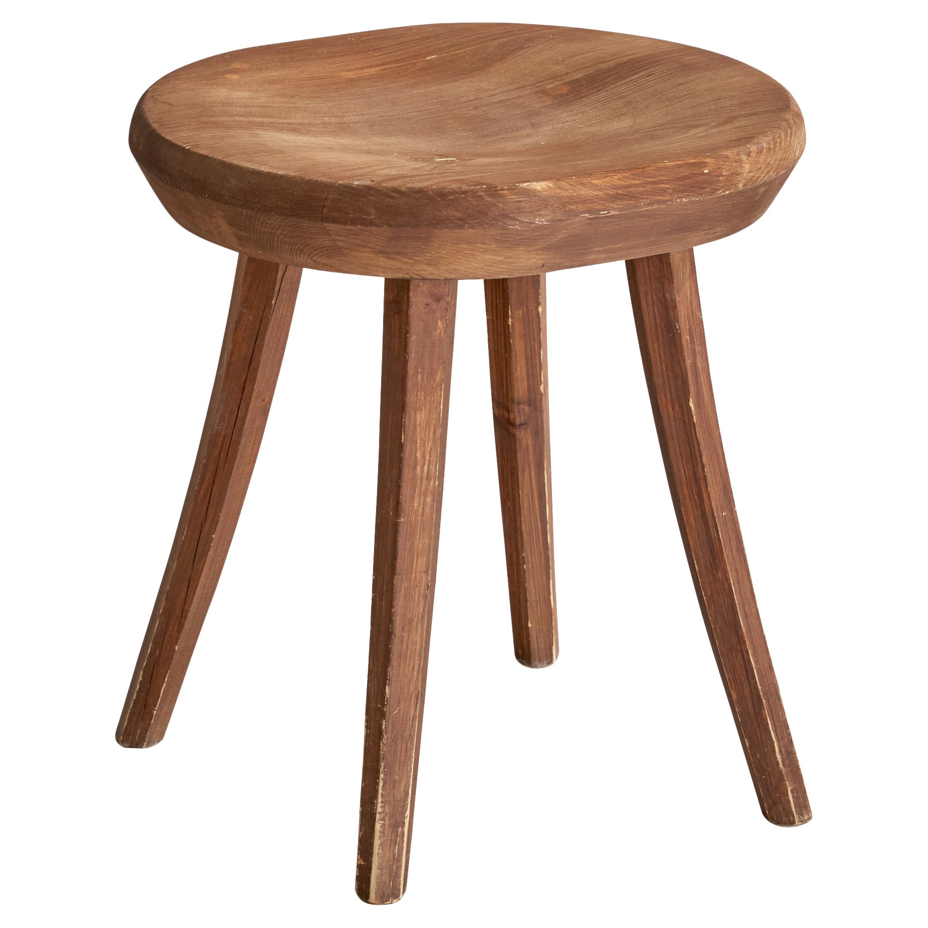 Tervasaaren Puutyötehdas, Stool, Pine, Finland, 1960s