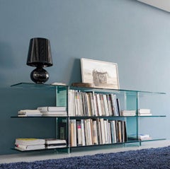 Teso 2842 - Consolle - Clear Tempered Glass by Renzo Piano, FontanaArte