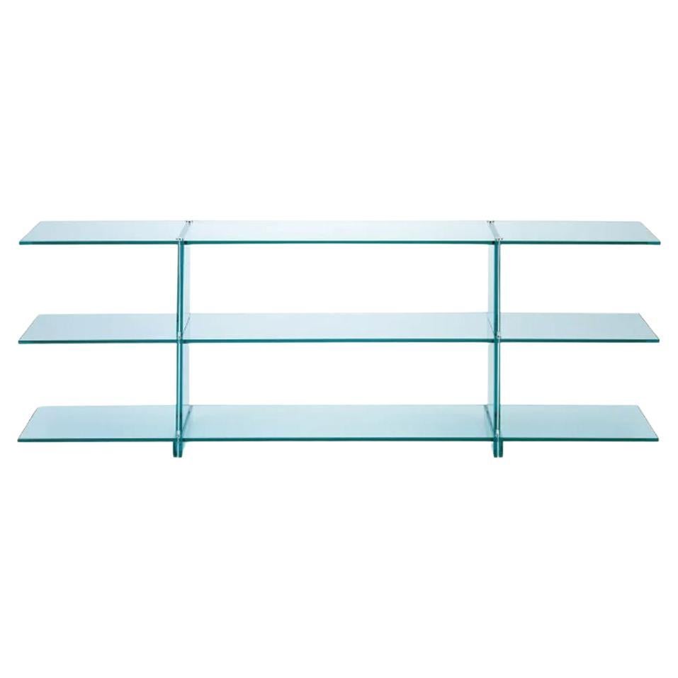 Teso 2842 - Consolle - Clear Tempered Glass by Renzo Piano, FontanaArte