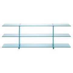 Teso 2842 - Consolle - Clear Tempered Glass by Renzo Piano, FontanaArte