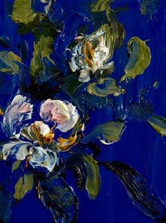 Tess Michalik "Nemesia" 2024 Óleo sobre tabla