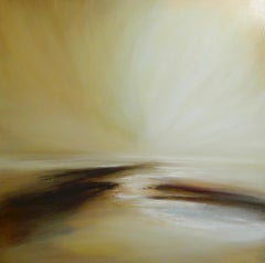 Arcadia Original, Oil Paint Canvas Abstract Landscape Impressionism Signed