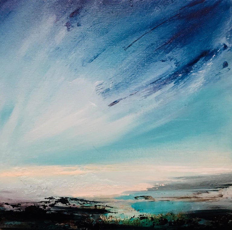 Tessa Houghton Darting Clouds Original Abstract Impressionism