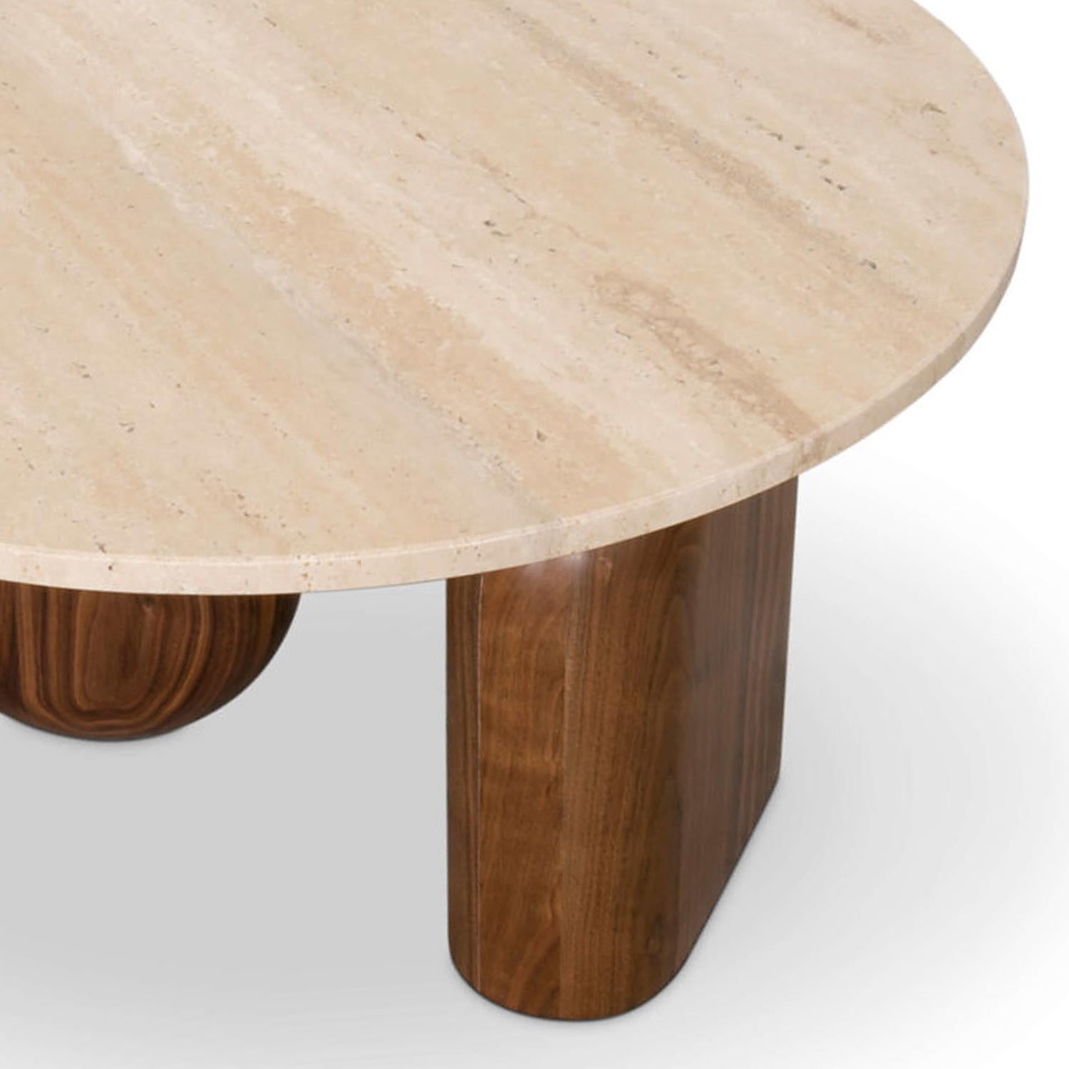 Hand-Crafted Tessa Round Coffee Table