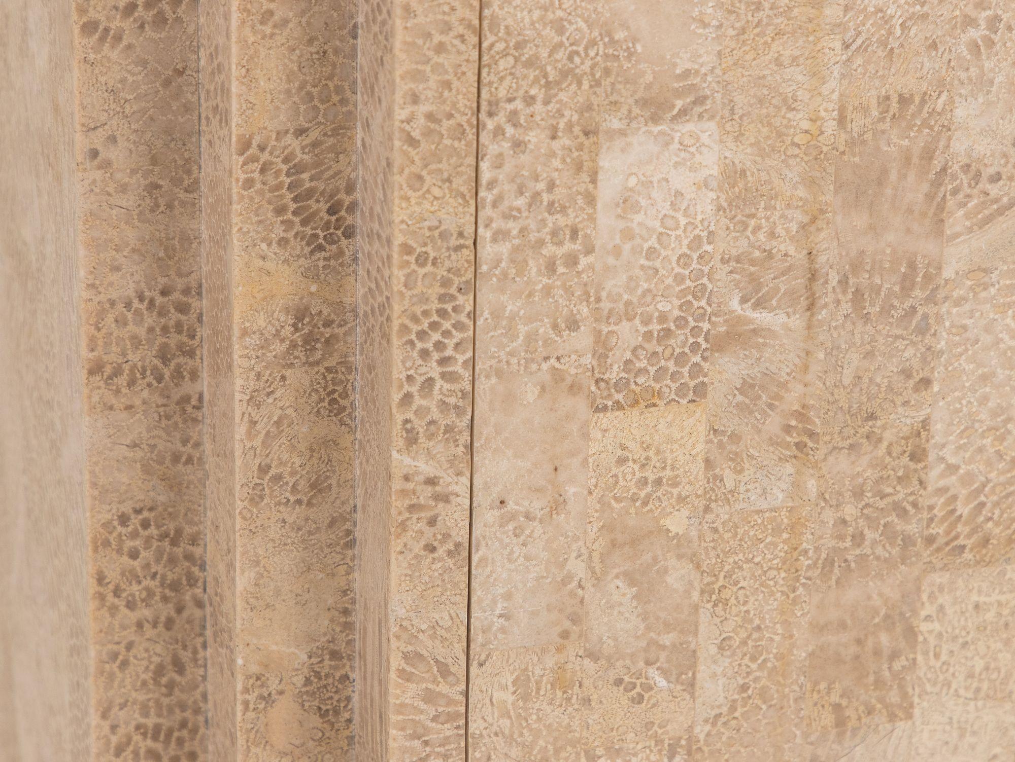 Tessalated Travertine Cabinet, Late 20th C For Sale 5