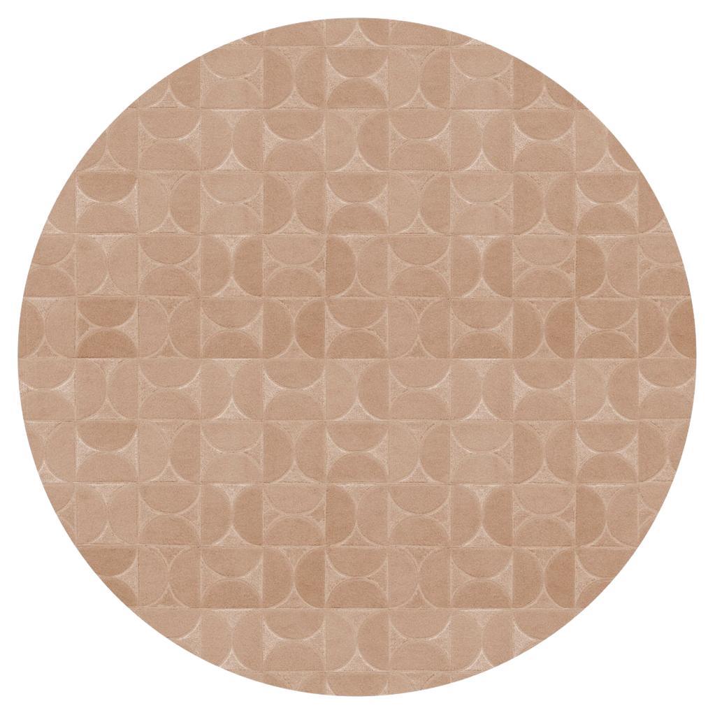 Tessalating Nostalgic Horizon Round personnalisable en Caramel Large