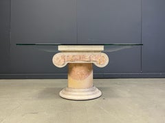 Tesselated column coffee table by Maitland Smith, 1970s