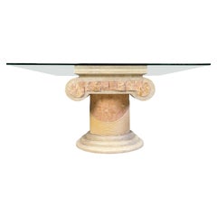 Tesselated column coffee table by Maitland Smith, 1970s