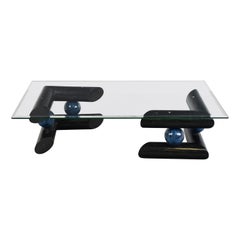 Tesselated Stone Coffee Table, 1980s