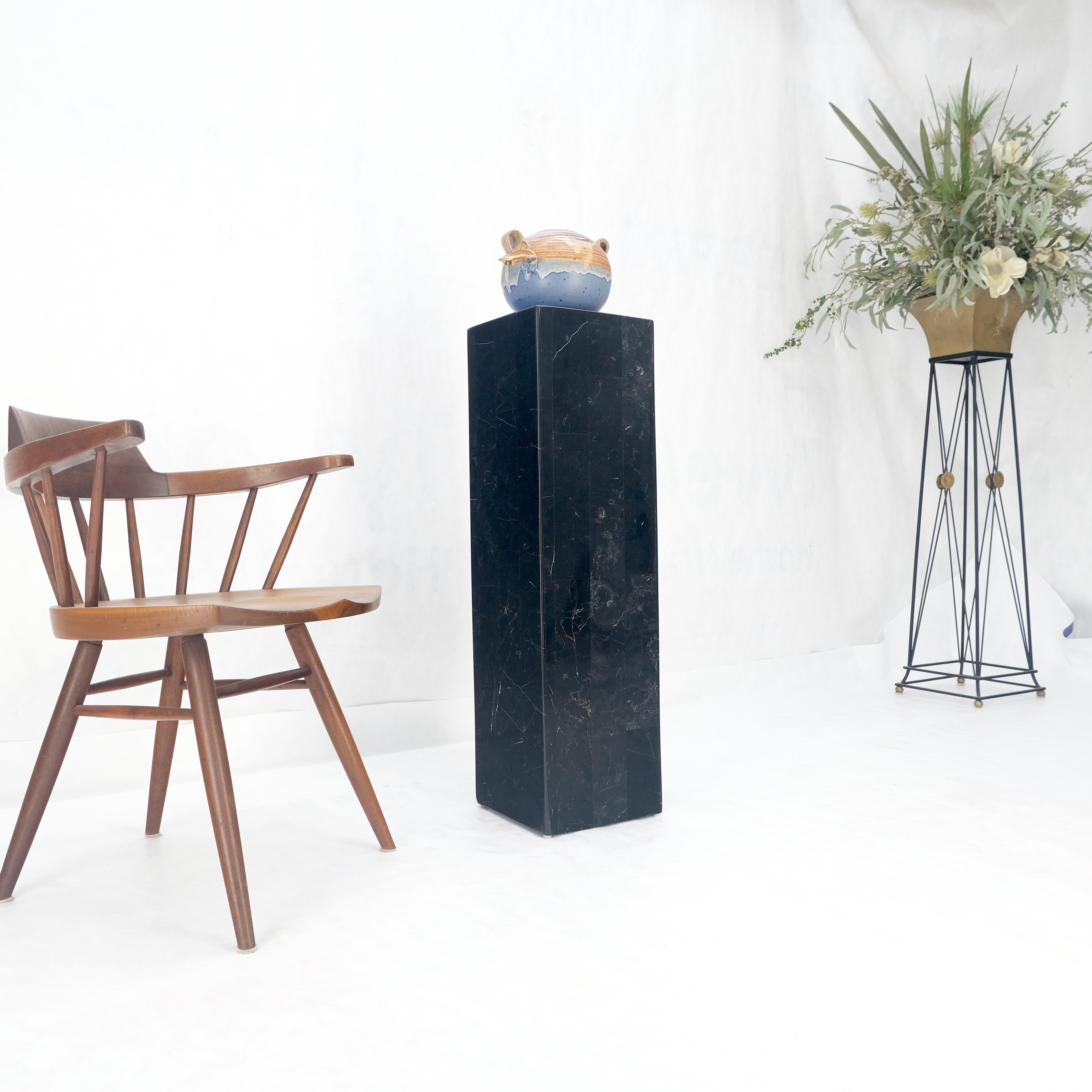Tessellated Black Marble Square 36