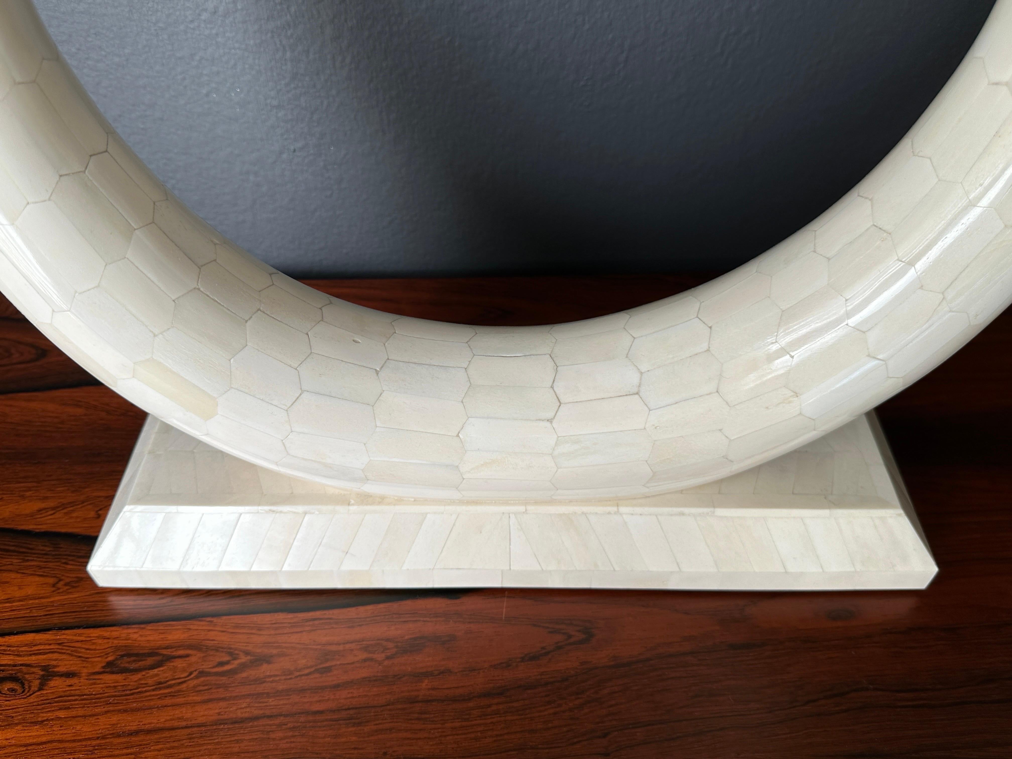 Philippine Tessellated Bone Faux Tusks For Sale