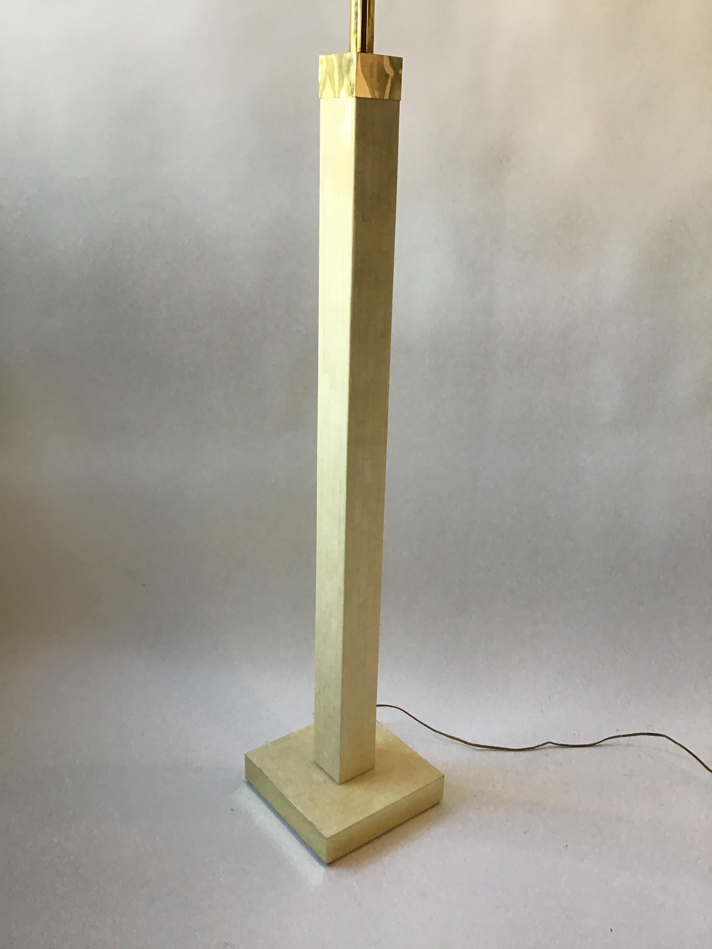 Tessellated Bone Floor Lamp by Jimeco 3