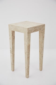 Tessellated Cantor Stone Cube Side Table, 1990s