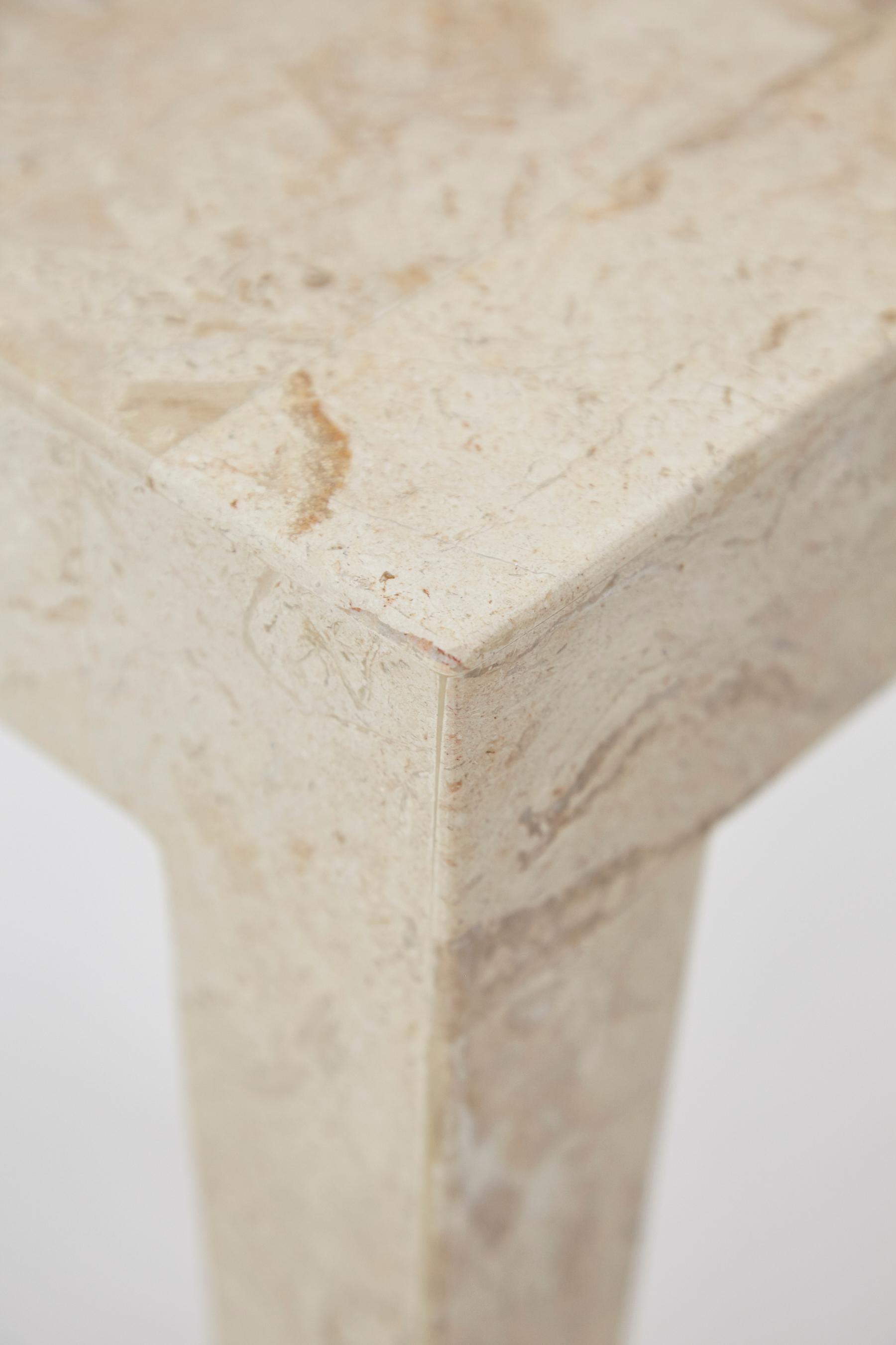 Philippine Tessellated Cantor Stone Cube Side Table, 1990s