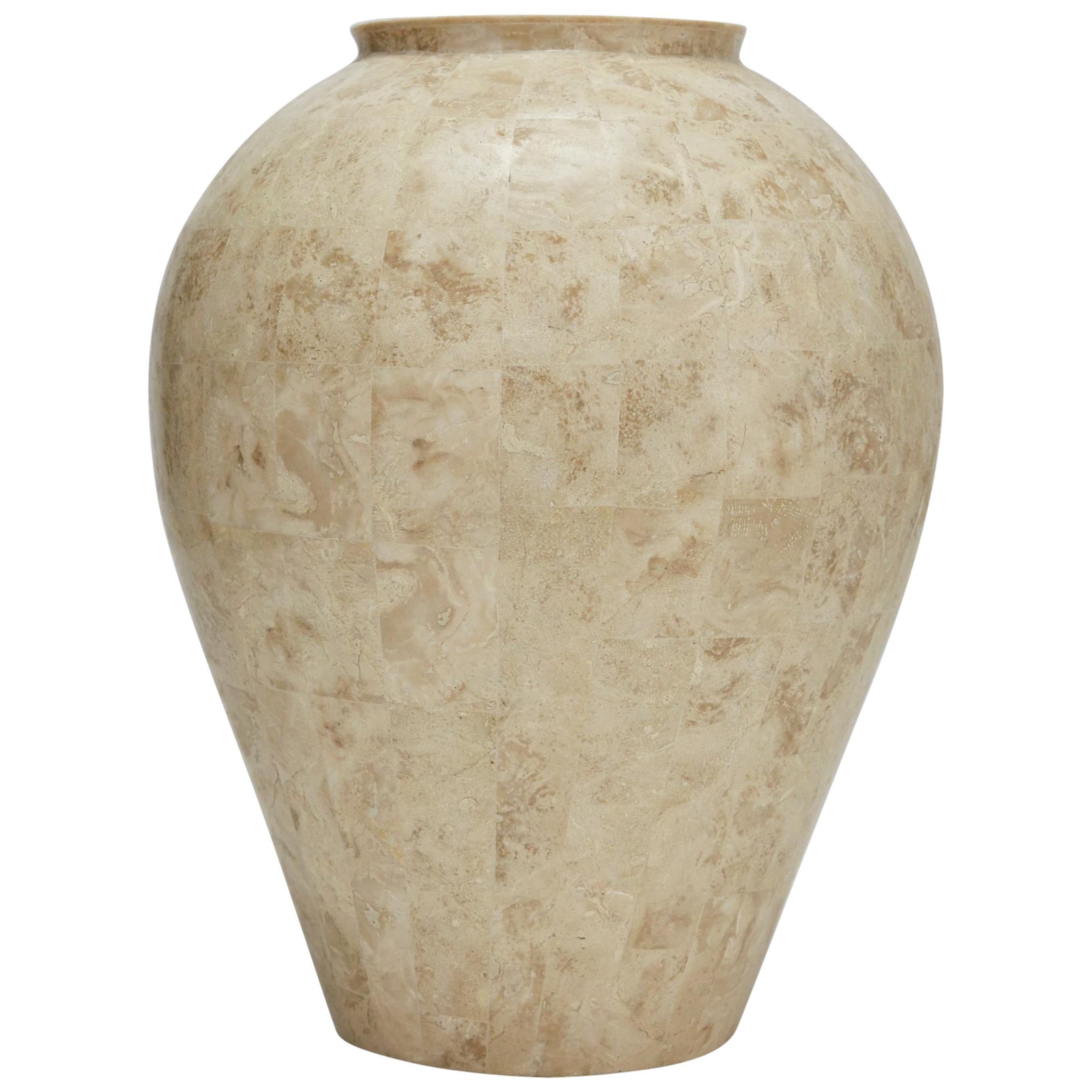 Pot à Mango en pierre de cantor tessellée, années 1990 en vente