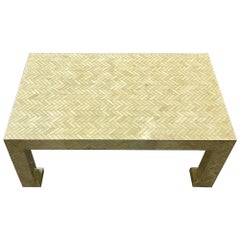 Tessellated Coffee or Cocktail Table, Enrique Garcel, Springer Style