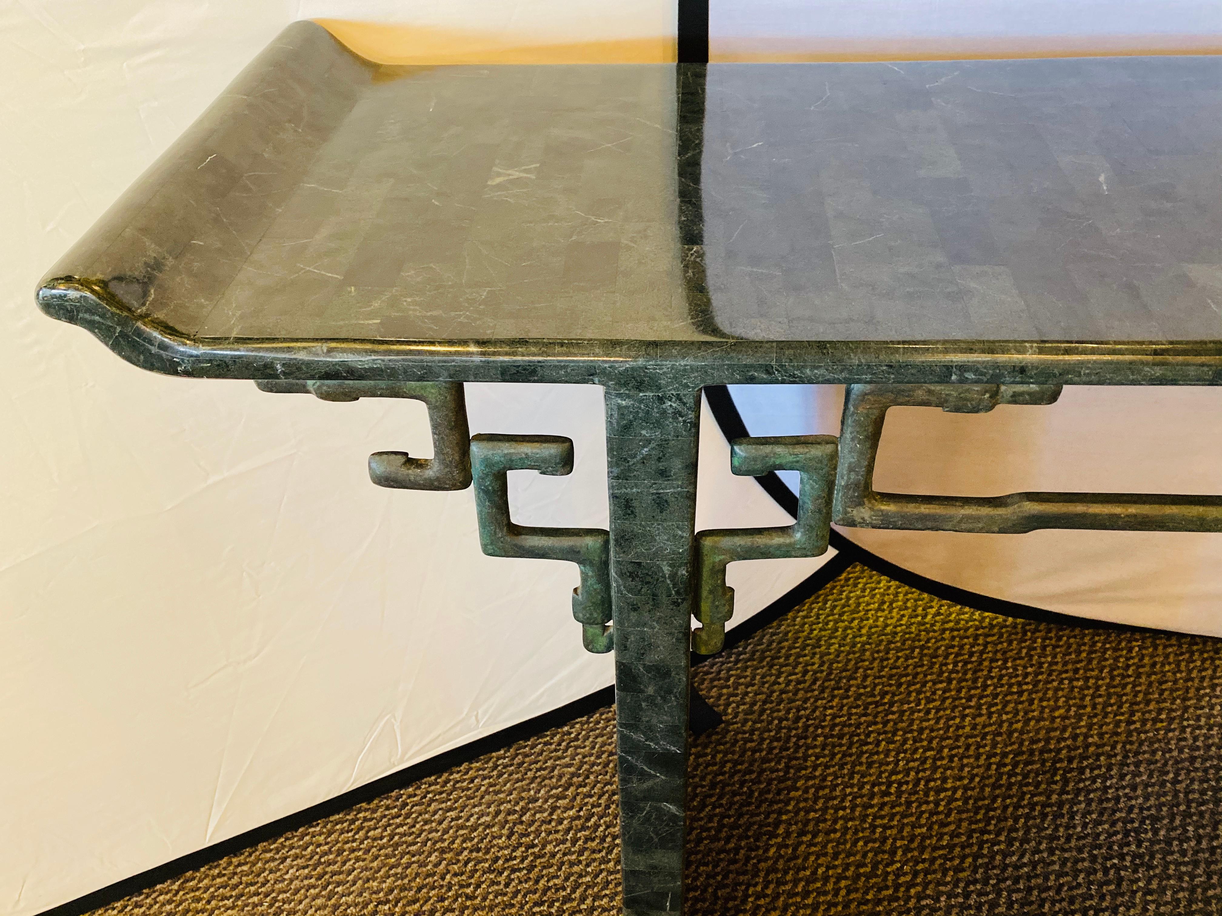 20th Century Tessellated Enrique Garcel Console / Alter Table, Mid-Century Modern