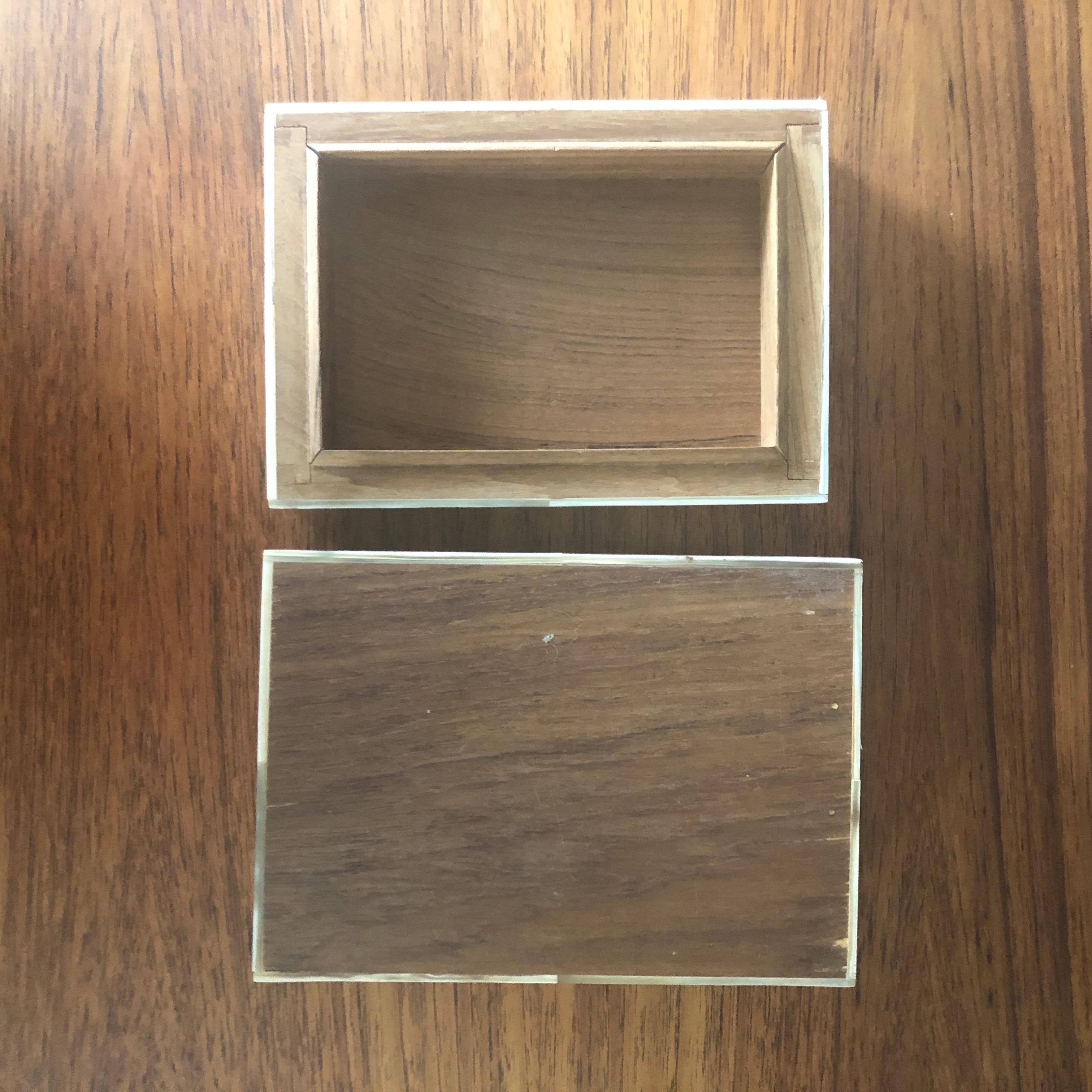 Tessellated Horn and Cedar Wood Box For Sale 2