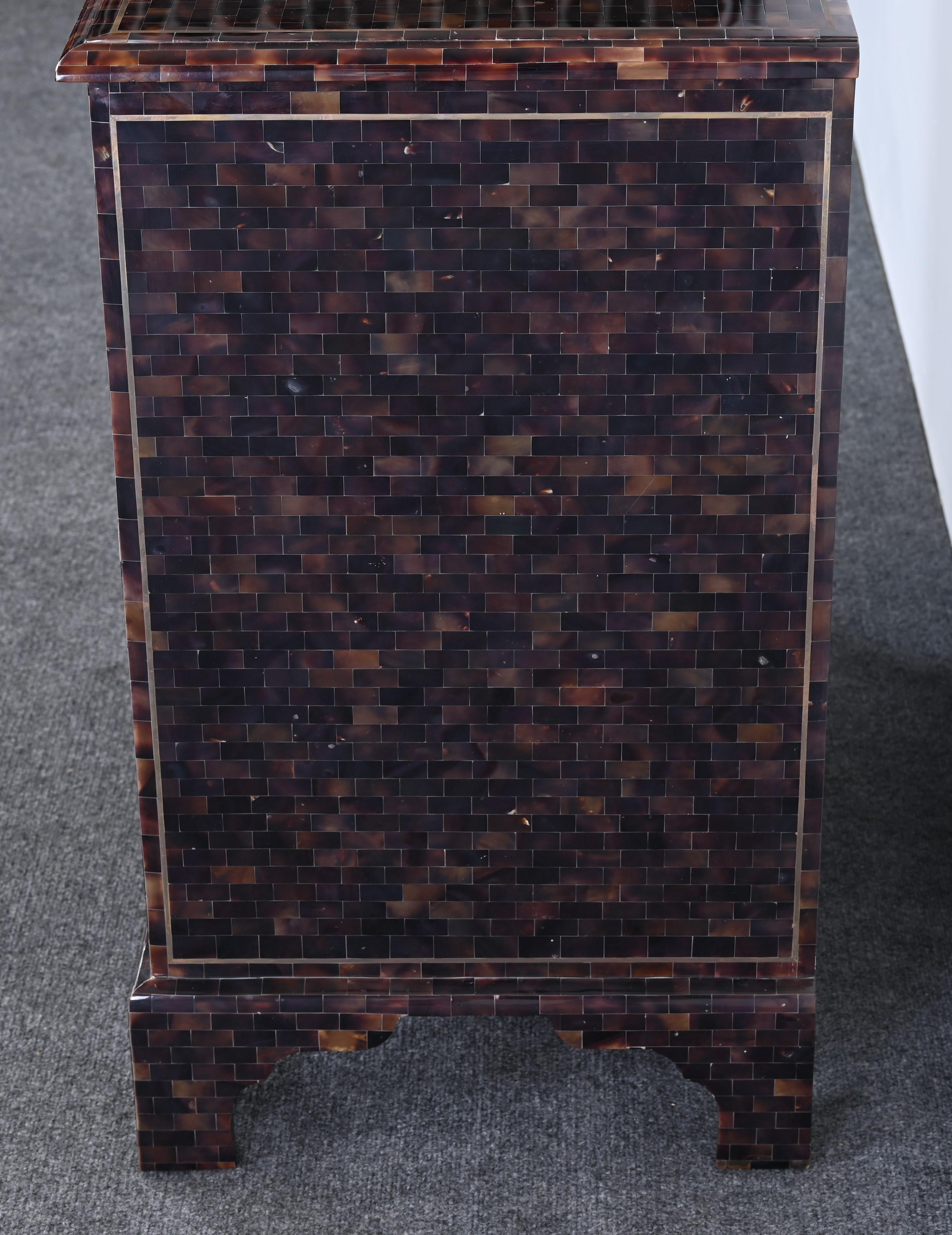 20th Century Tessellated Horn Chest of Drawers by Maitland Smith