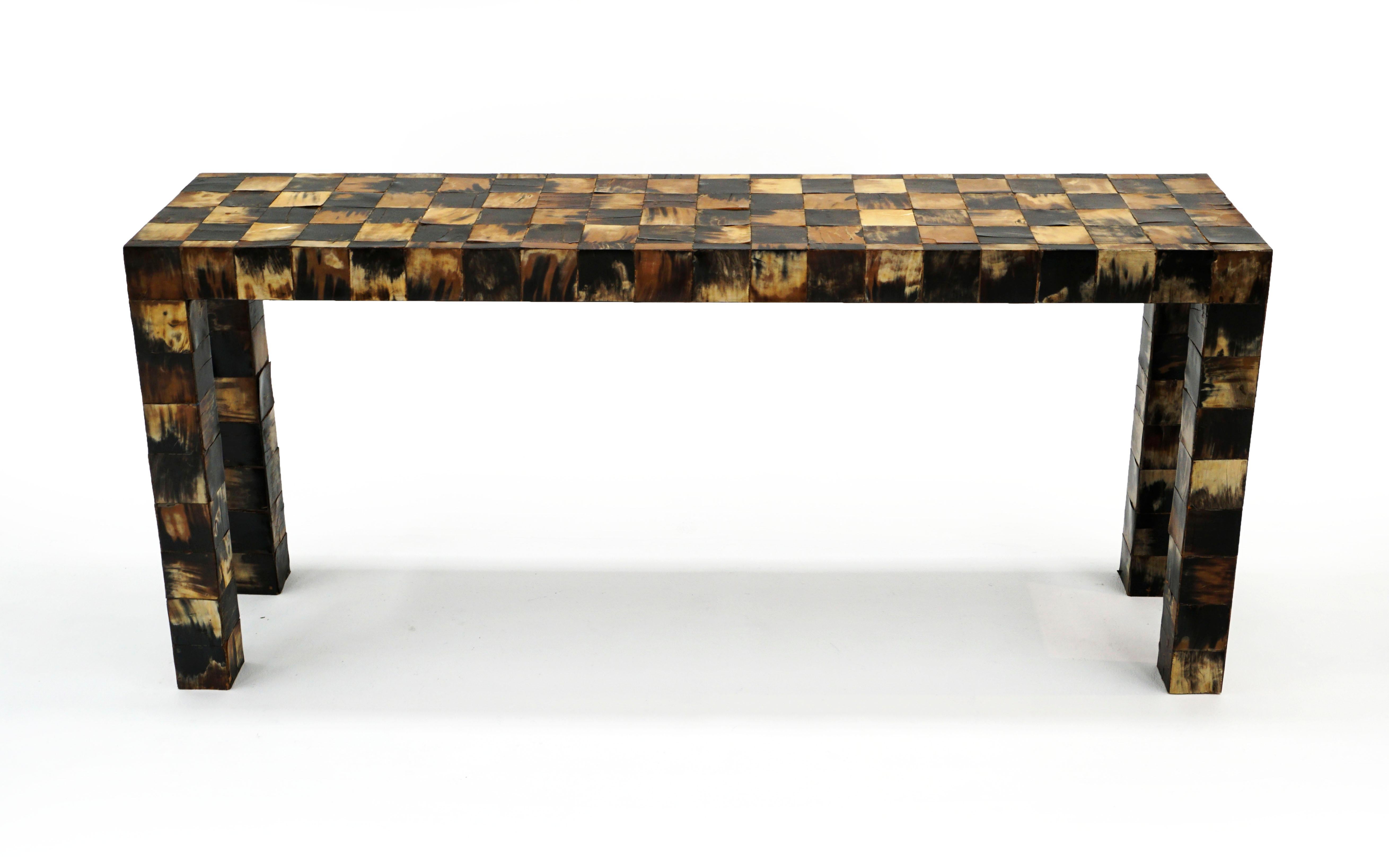 william wood console table