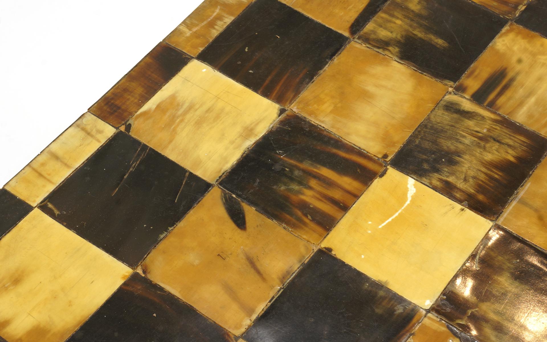 Late 20th Century Tessellated Horn Console / Sofa Table by William Piedrahita for Thomas Britt