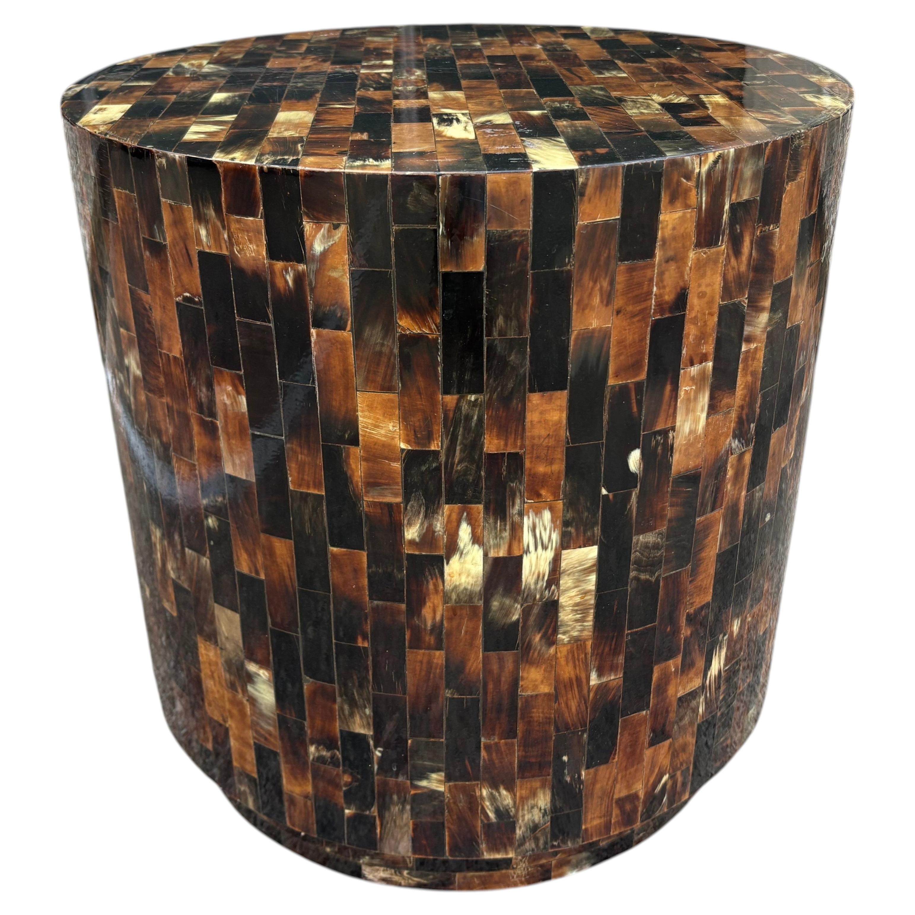 What was a drum table used for?