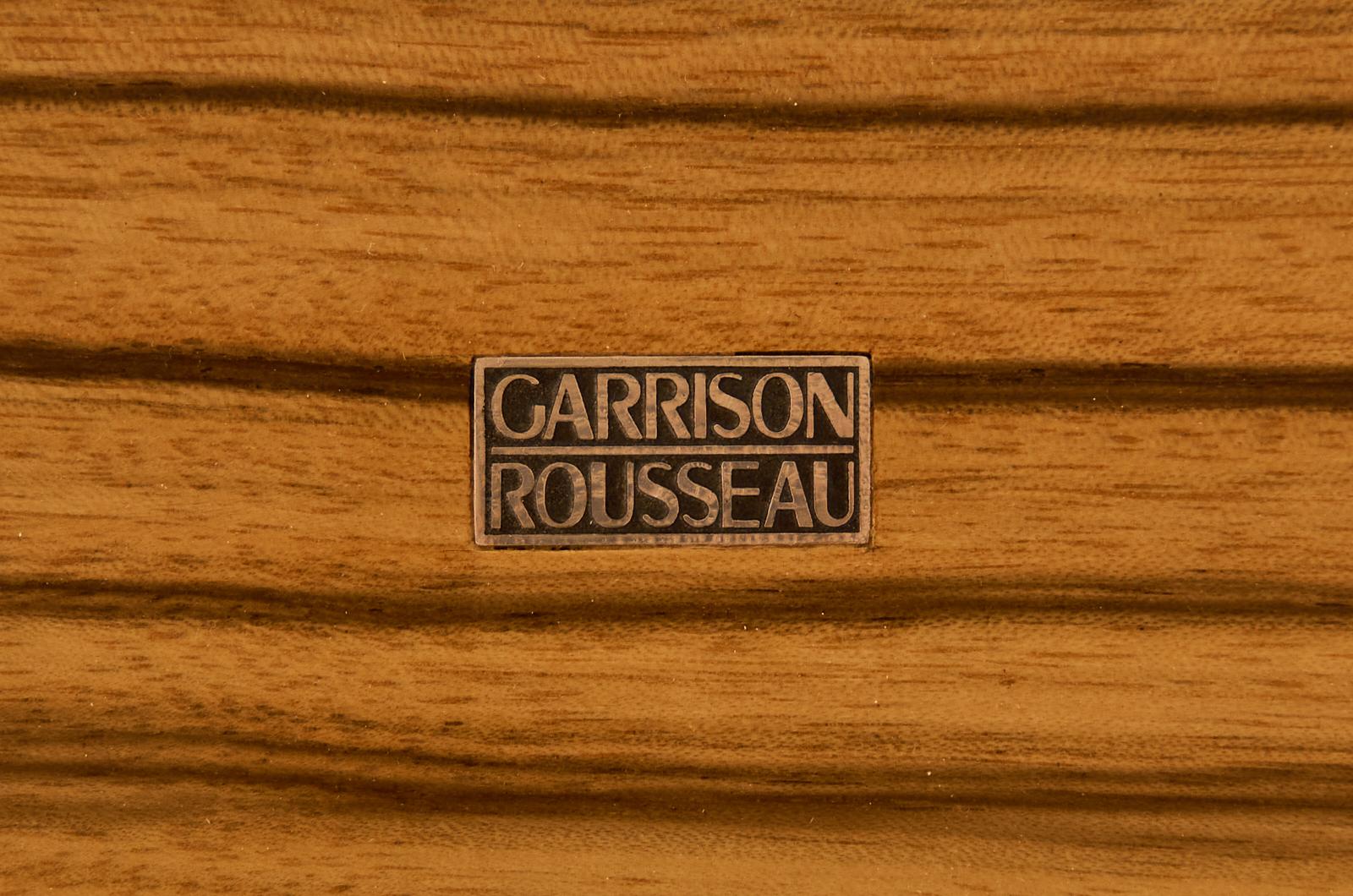 Tessellated Horn Veneer Parsons Console Table by Garrison Rousseau 11