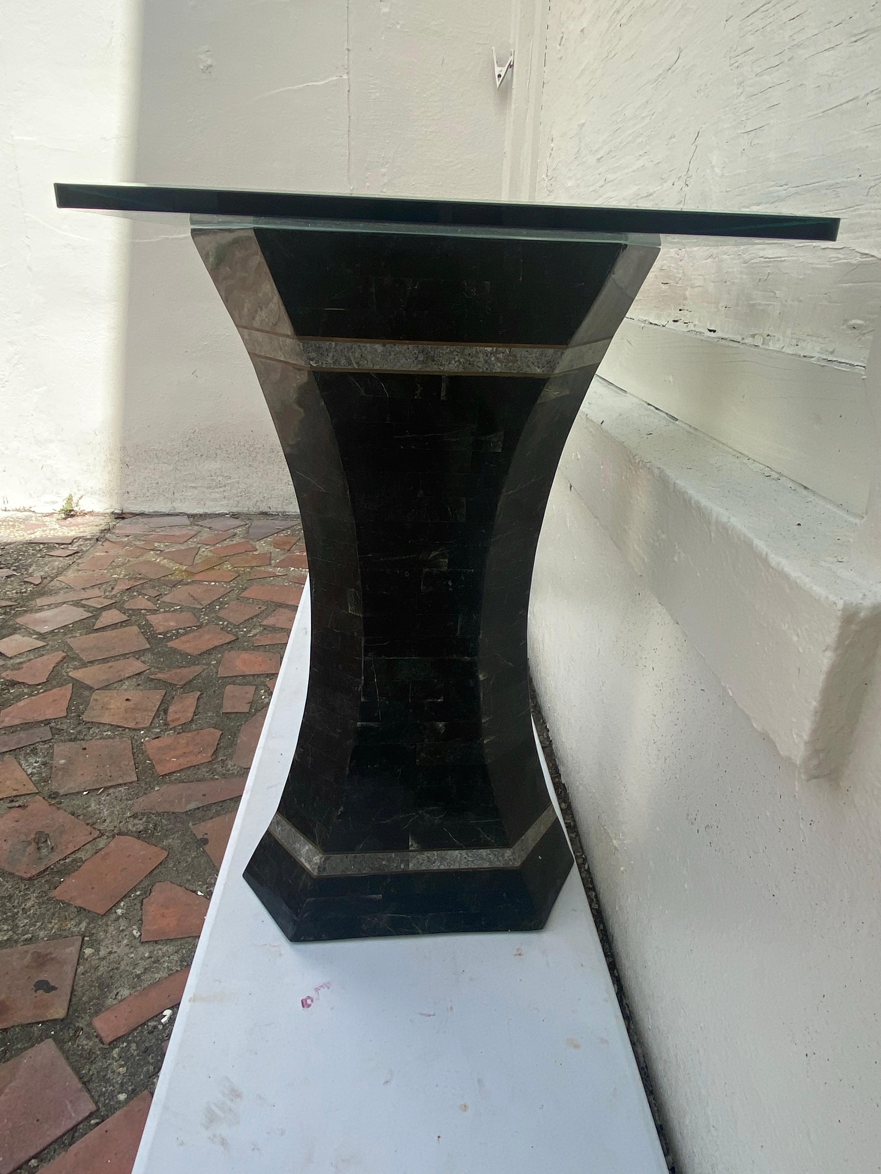 Tessellated Marble Console or Entry Table Norkis Furniture Philipphines For Sale 1
