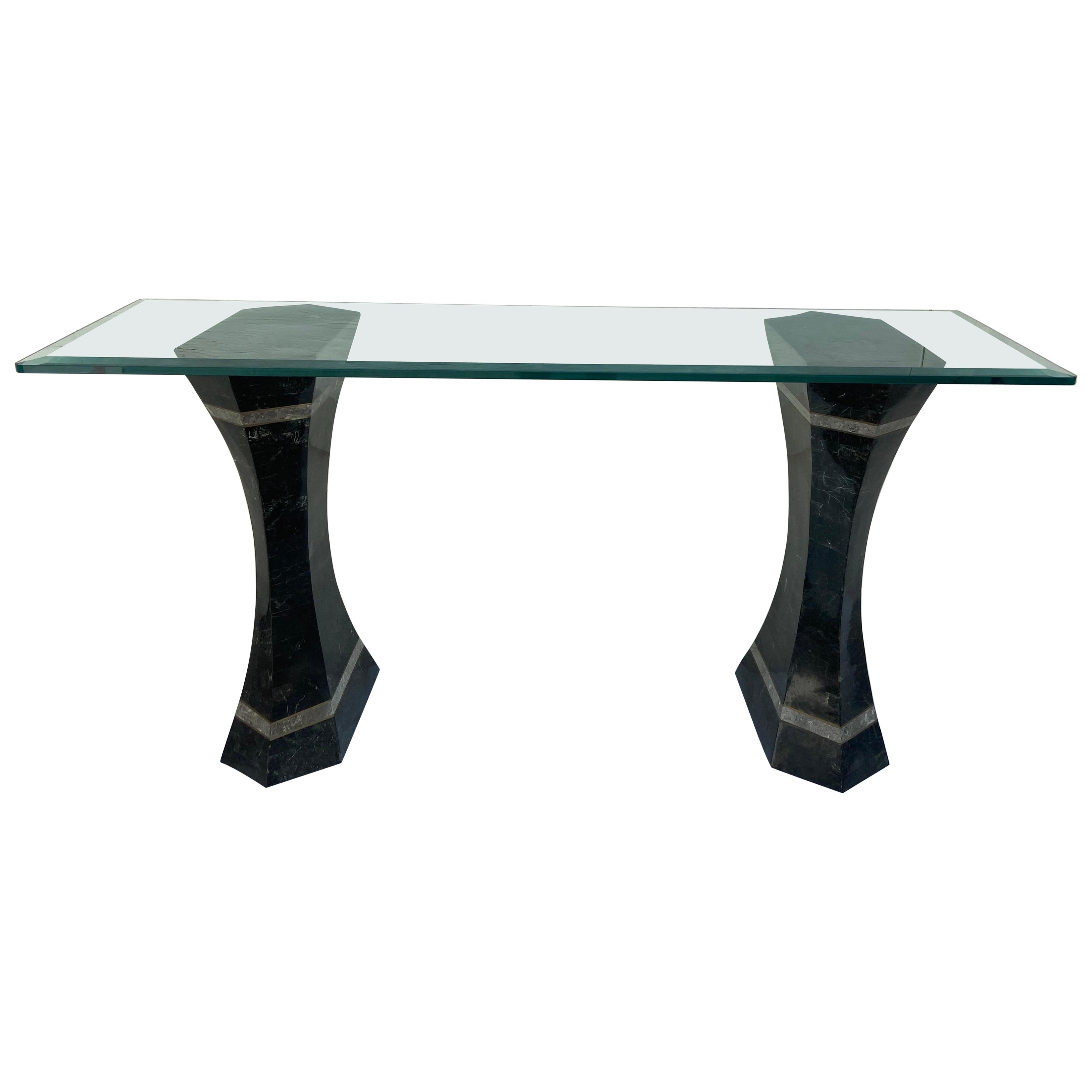 Tessellated Marble Console or Entry Table Norkis Furniture Philipphines