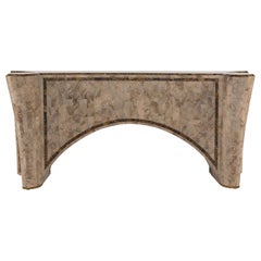 Vintage Tessellated Marble Console Table