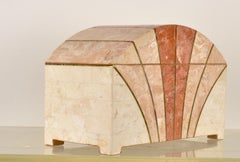 Dome Top Box aus Marmor mit Mosaik