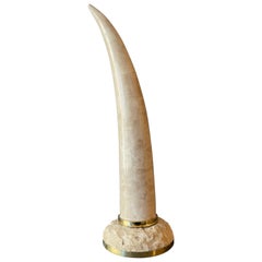 Tessellated Marble Tusk by Maitland Smith